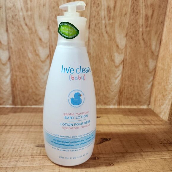 Live Clean Baby Gentle Moisture Baby Lotion, 750 mL (25 fl oz.) NEW - Picture 6 of 6